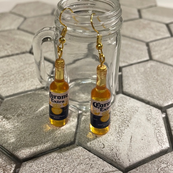 Jewelry - Corona Extra Bottle Earrings